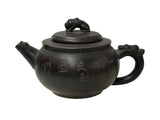 brown Yixing tea pot