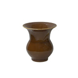 Vintage monochrome brown zhadou vessel