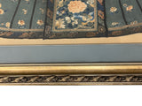 framed oriental textile art