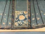 antique Chinese fabric frame art