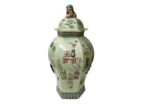 Oriental porcelain ginger jar