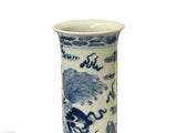 blue white oriental porcelain collector piece