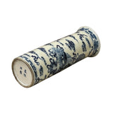 blue and white ceramic art vase