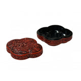 Chinese red lacquer decorative box