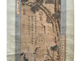Chinese Ink Brush Cranes Landscape Scroll Painting Wall Art jk255S