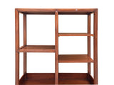 Oriental step shelf display cabinet