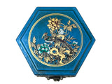 Oriental Hexagonal Porcelain Storage Container