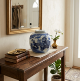 Oriental Blue White Big Kirin Riding Porcelain Large Ginger Jar GB632S / gb579