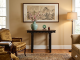 Vintage Dark Brown Wood Ming Style Ru Yi Apron Console Altar Table GB676S