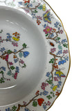 Botanical theme porcelain plate