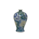 Artistic pastel flower porcelain vase