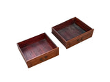 Asian accent cabinet for collectibles