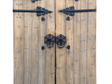 Chinese Vintage Iron Hardware Door Gate Wall Tall Panel ws4983S