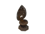 Oriental Buddha Halo Back Lotus Base Boxwood Display Stand GB809S