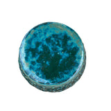 Green Teal Turquoise Swirl Cloud Pattern Round Ceramic Stool Table ws4578S