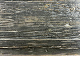 Distressed Rough Grain Fade Black Rectangular Pedestal Foyer Side Table ws4598S