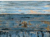 Distressed Light Ink Blue Mix Color Drawer Doors End Table Nightstand Cabinet ws4606S