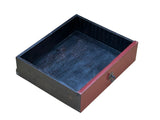 Chinese Distressed Brick Red Simple Drawer End Table Nightstand ws4580S