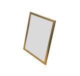 Vintage Copper Gold Paint Rectangular Wood Framed Mirror ws4581S
