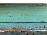 Vintage Distressed Teal Blue Green Carved Apron Console Table ws4582S