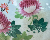 Vintage Chinese Famille Rose Bird & Peony Porcelain Jar Vase ws4956S