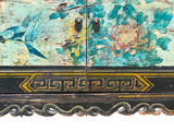 Vintage Chinese Light Blue Flower Birds Credenza Sideboard Table Cabinet ws4608S