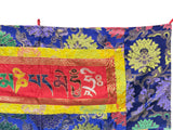 Vintage Tibetan Style Uchen Wall Hanging Tapestry Fabric Art GB760S