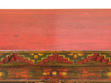 Tibetan Style Jewel Treasure Bowl Graphic Credenza Storage Cabinet ws4619S