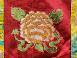 Vintage Tibetan Style Treasure Symbol Wall Hanging Tapestry Fabric Art GB789S