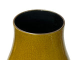 Oriental Mustard Yellow Glaze Simple Clean Shape Ceramic Art Vase Jar ws4660S