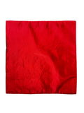 Asian Square Red Golden Dragon Bats Yu Ri Edge Fabric Display Art GB759S