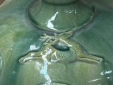Orient Celadon Green Motif Amphora Body Ceramic Vase Jar ws4712S