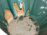 Orient Celadon Green Motif Amphora Body Ceramic Vase Jar ws4712S
