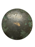 Green Gray Metal Crafted Round Fengshui Harmony Plaque Display Art ws4730S