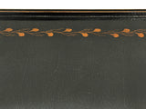 Vintage Black Slayed Legs Rectangular Low Coffee Table GB679S