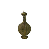 Handmade Artistic Brass Metal Color Wine Jar Shape Display Figure ws4790S