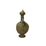 Handmade Artistic Brass Metal Color Wine Jar Shape Display Figure ws4790S