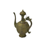 Handmade Artistic Brass Metal Color Wine Jar Shape Display Figure ws4790S