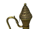 Handmade Artistic Brass Metal Color Wine Jar Shape Display Figure ws4796S