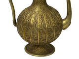 Handmade Artistic Brass Metal Color Wine Jar Shape Display Figure ws4796S