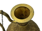 Handmade Artistic Brass Metal Color Wine Jar Shape Display Figure ws4796S