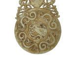 Chinese Stone Ancient Style Motif Carving Decor Display Plaque Art ws4791S