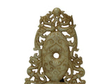 Chinese Stone Ancient Style Motif Carving Decor Display Plaque Art ws4791S