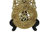 Chinese Stone Ancient Style Motif Carving Decor Display Plaque Art ws4792S