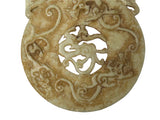Chinese Stone Ancient Style Motif Carving Decor Display Plaque Art ws4792S