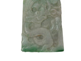 Natural Stone Dragon Motif Carving Display Plaque Art ws4799S