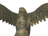 Handmade Artistic Bronze Metal Color Flying Eagle Display Figure ws4795S