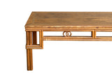Vintage Chinese Simple Ming Style Coins Apron Rectangular Coffee Table ws4655S