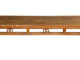 Vintage Chinese Simple Ming Style Coins Apron Rectangular Coffee Table ws4655S