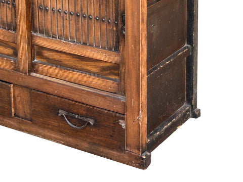 Vintage Japanese Style Sliding Doors Stack Tansu Accent Storage